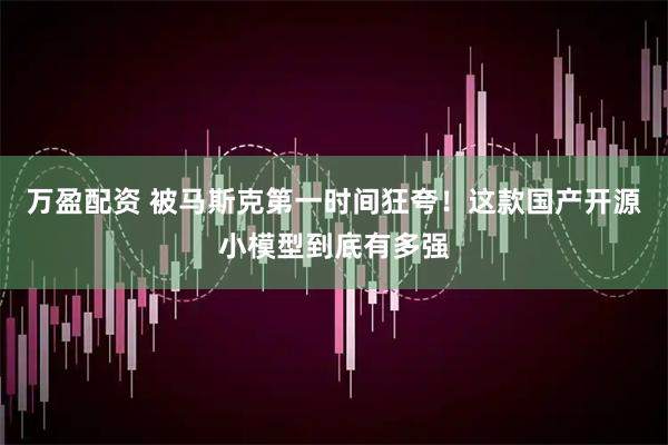 万盈配资 被马斯克第一时间狂夸！这款国产开源小模型到底有多强