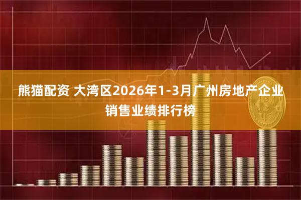 熊猫配资 大湾区2026年1-3月广州房地产企业销售业绩排行榜